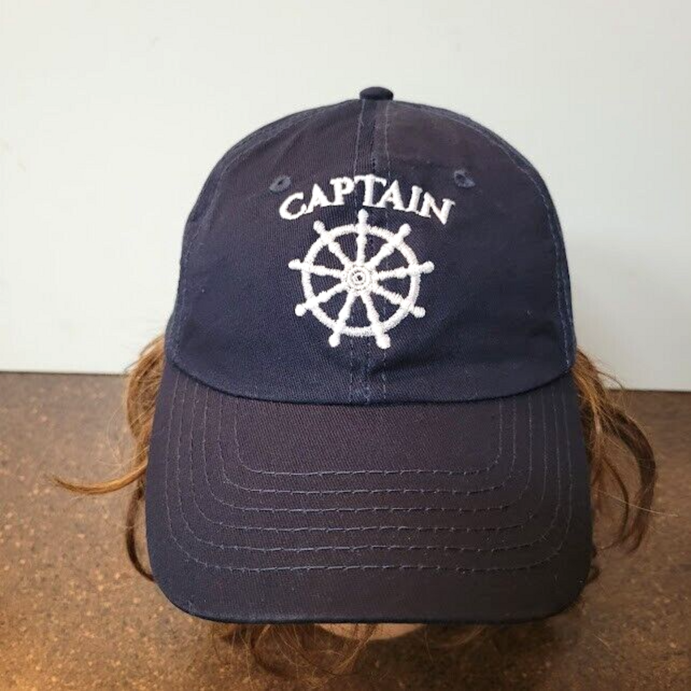 DALIX Captain Hat Sailing Baseball Cap Navy Gift Boating Men Women